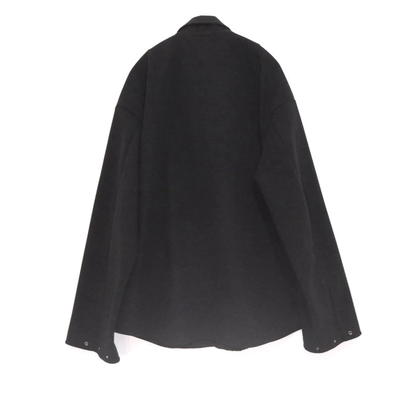 DESCENTE PAUSE Polyester Packable Long Sleeve Shirt Black Size O