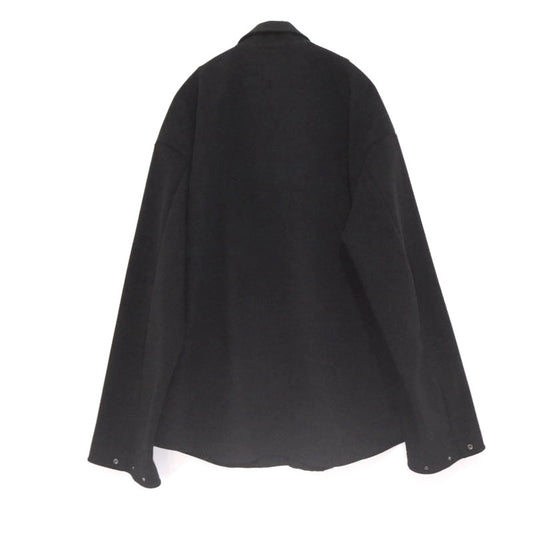 DESCENTE PAUSE Polyester Packable Long Sleeve Shirt Black Size O