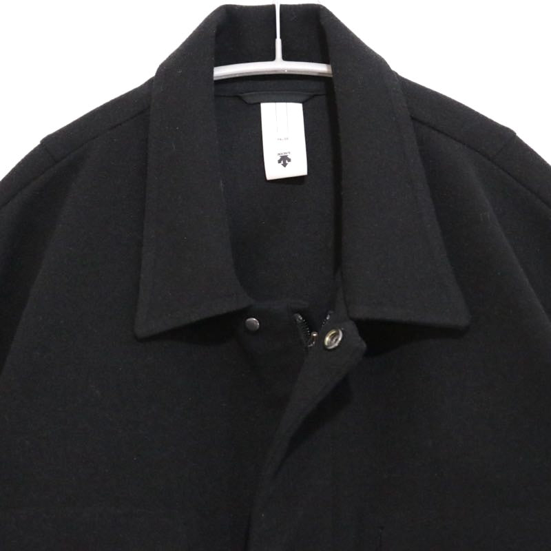 DESCENTE PAUSE Polyester Packable Long Sleeve Shirt Black Size O