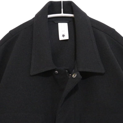 DESCENTE PAUSE Polyester Packable Long Sleeve Shirt Black Size O