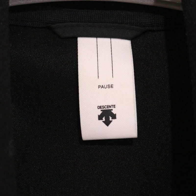 DESCENTE PAUSE Polyester Packable Long Sleeve Shirt Black Size O