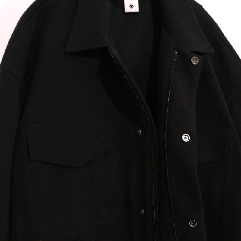 DESCENTE PAUSE Polyester Packable Long Sleeve Shirt Black Size O