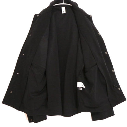 DESCENTE PAUSE Polyester Packable Long Sleeve Shirt Black Size O