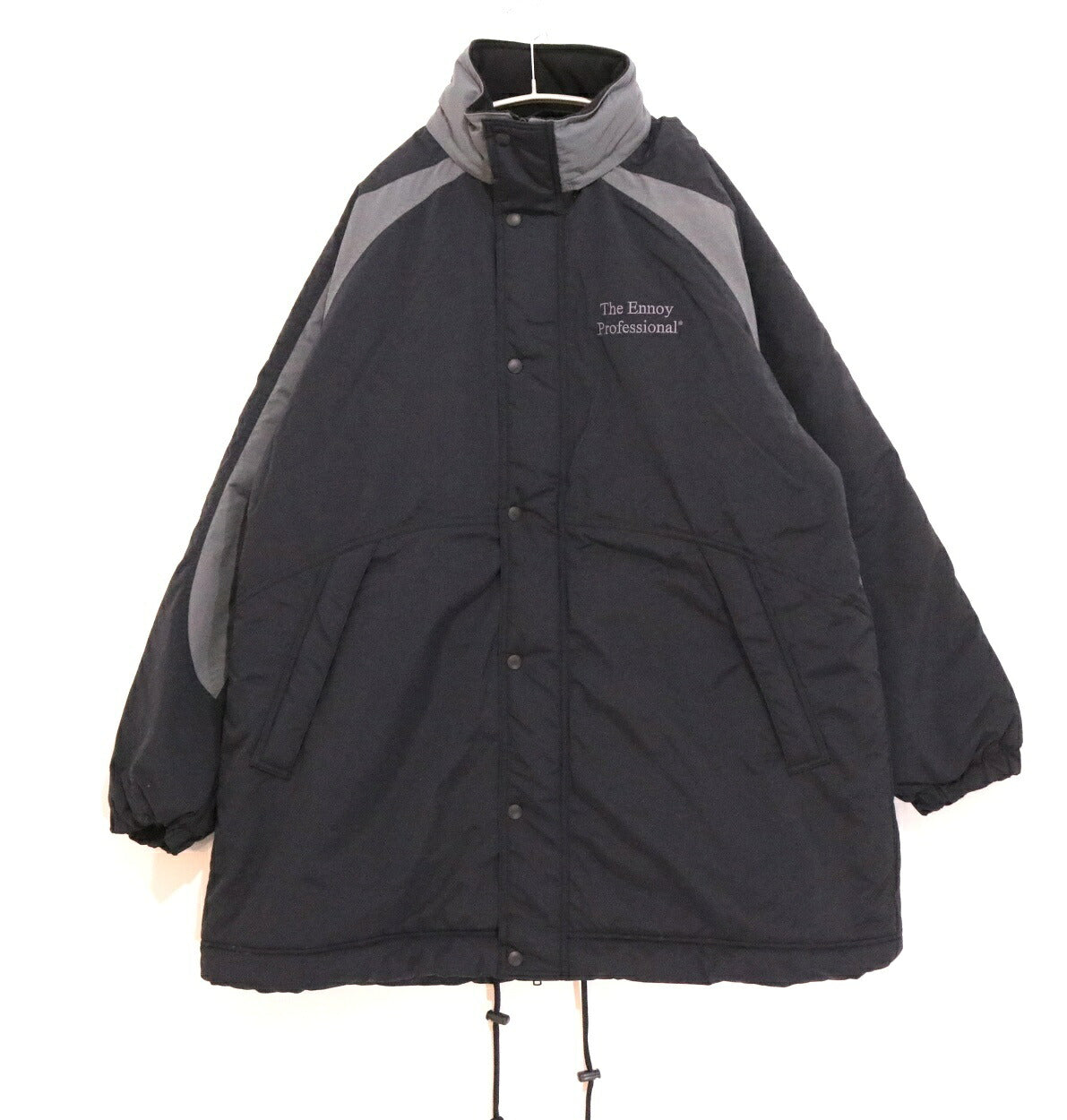 The Ennoy Professional Padded Nylon Bench Coat Black Size L
