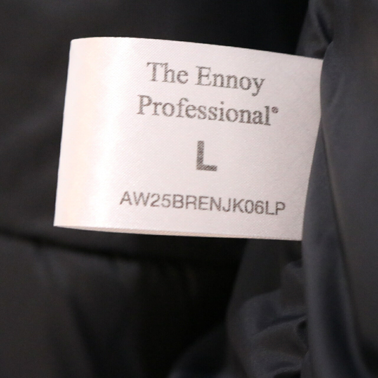 The Ennoy Professional Padded Nylon Bench Coat Black Size L