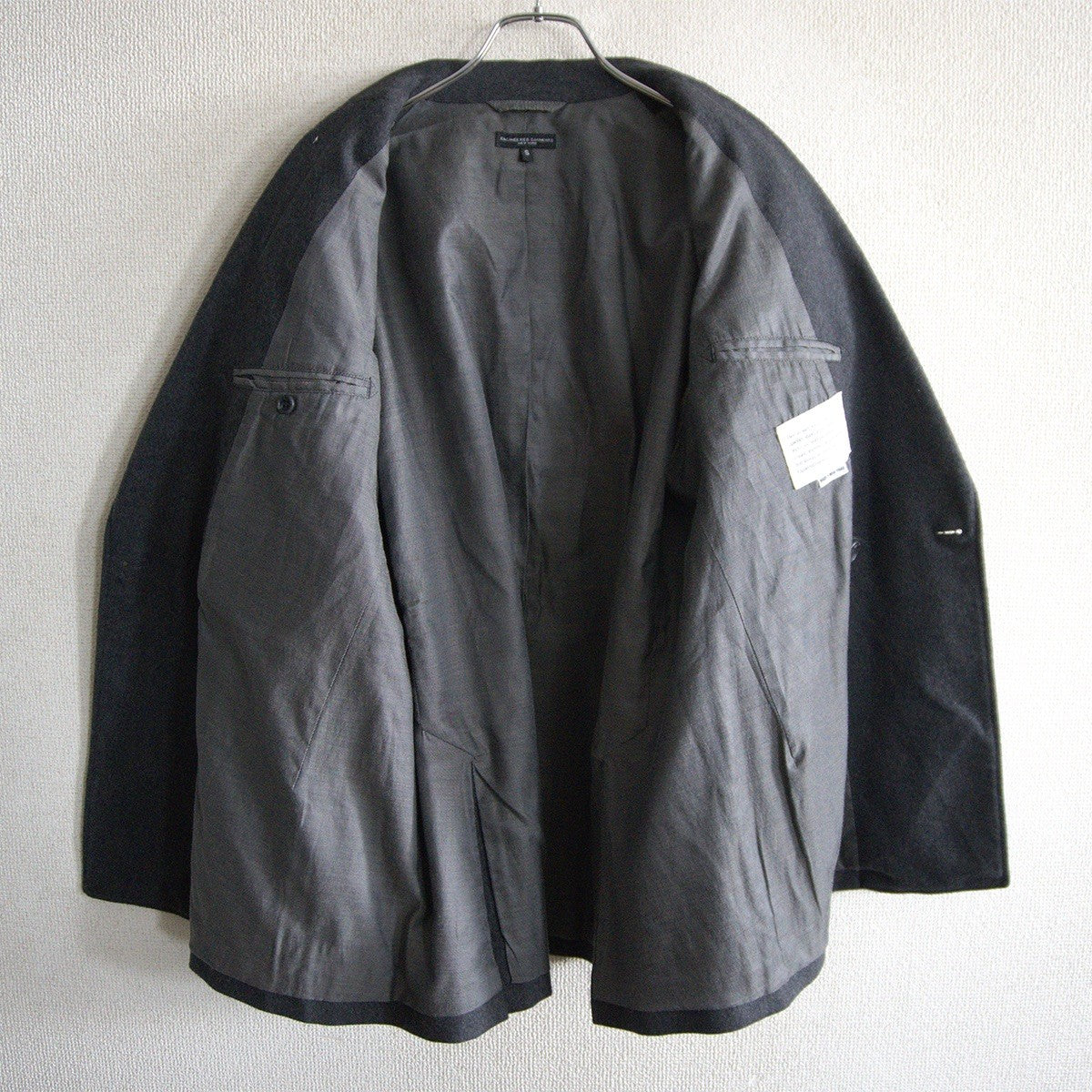 Engineered Garments Newport Jacket W/C Flannel Grey Size S