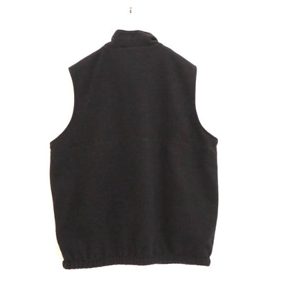 700fill Reversible Fleece Nylon Vest Black Size XL