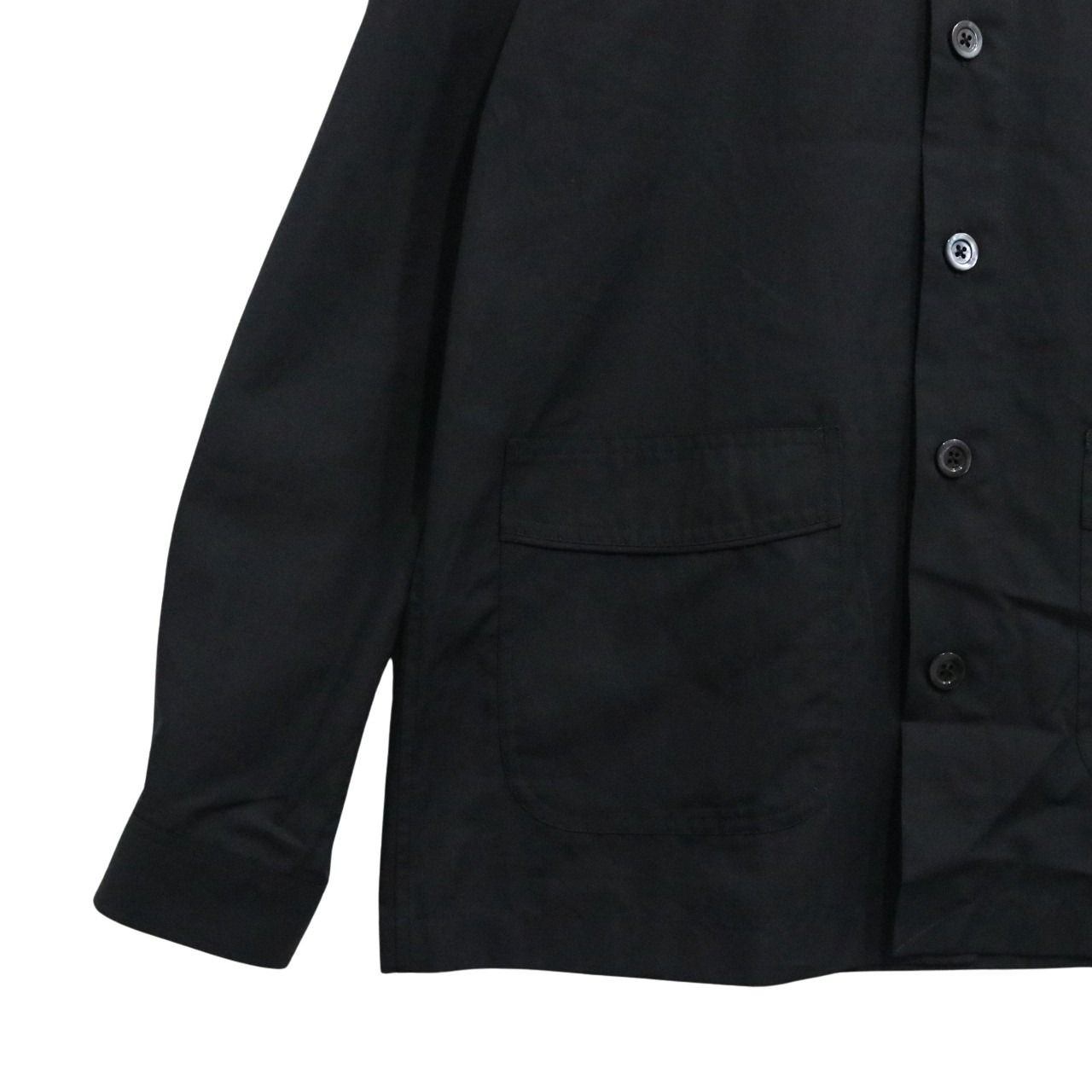 TOM FORD 24SS Cotton Silk Safari Blouson Black Size 39