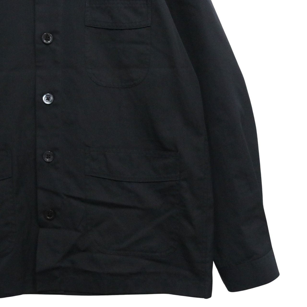 TOM FORD 24SS Cotton Silk Safari Blouson Black Size 39