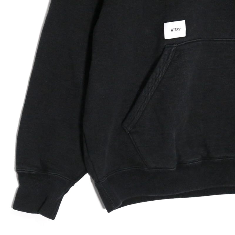 WTAPS ACADEMY Cotton Logo Hoodie Faded Black Size 03