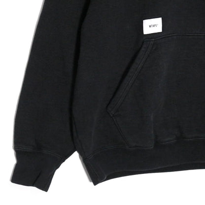 WTAPS ACADEMY Cotton Logo Hoodie Faded Black Size 03