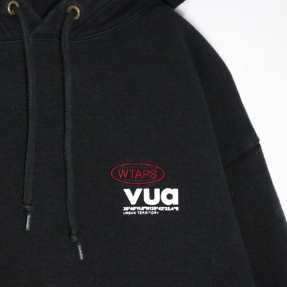 WTAPS ACADEMY Cotton Logo Hoodie Faded Black Size 03