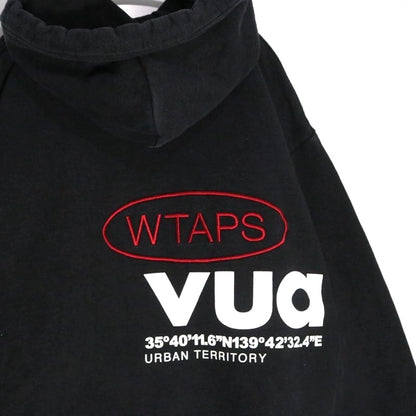 WTAPS ACADEMY Cotton Logo Hoodie Faded Black Size 03