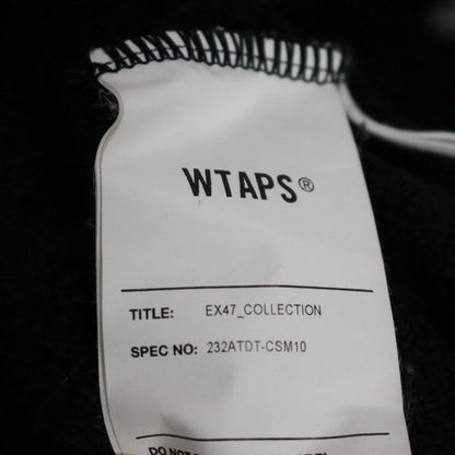 WTAPS ACADEMY Cotton Logo Hoodie Faded Black Size 03