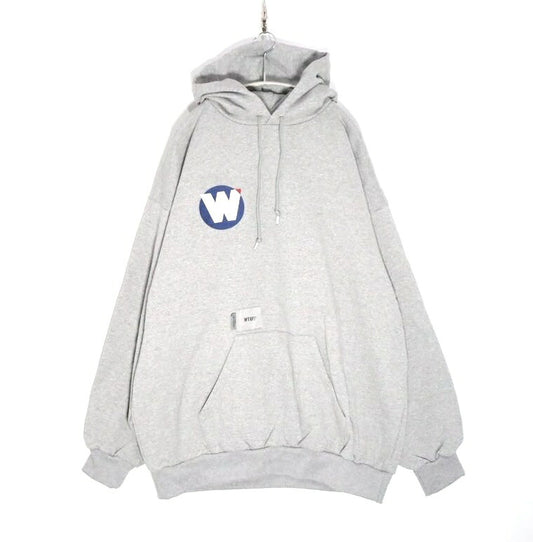 WTAPS TNNL Cotton Pullover Hoodie Gray 25AW Size 04