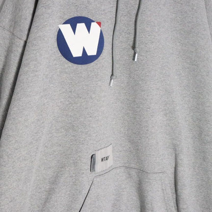 WTAPS TNNL Cotton Pullover Hoodie Gray 25AW Size 04