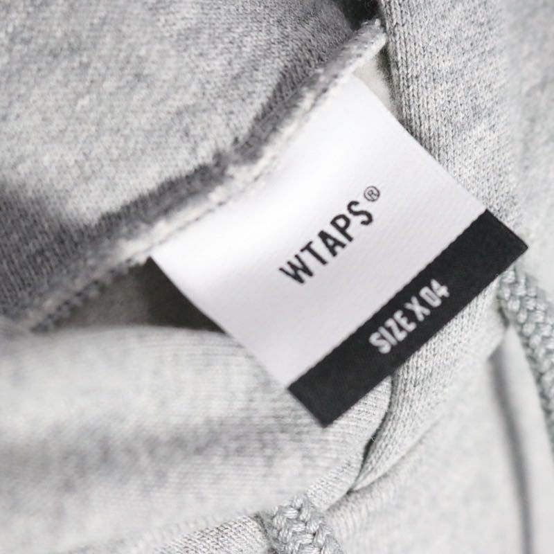 WTAPS TNNL Cotton Pullover Hoodie Gray 25AW Size 04