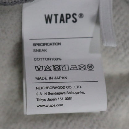 WTAPS TNNL Cotton Pullover Hoodie Gray 25AW Size 04