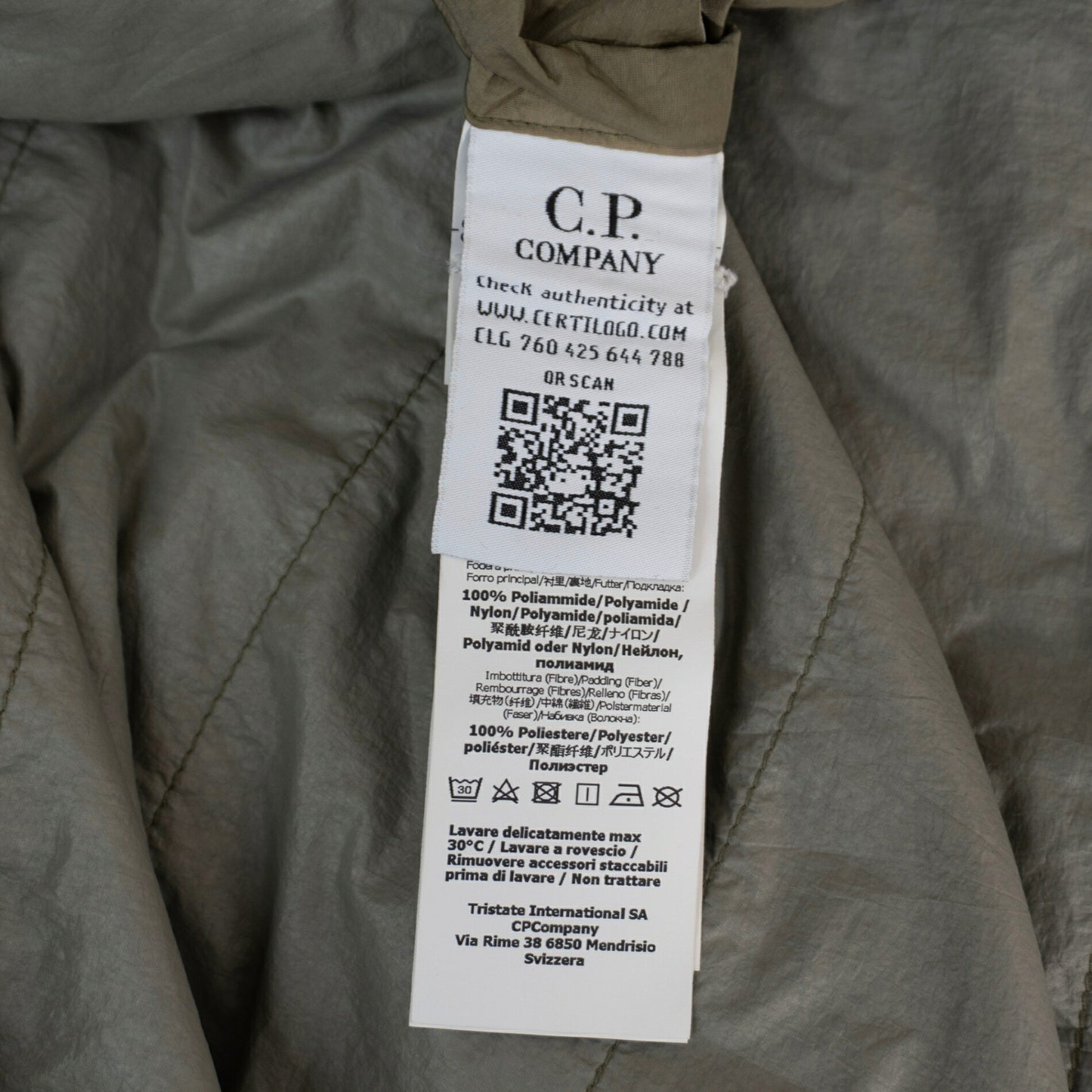 C.P.COMPANY CROME-R Garment Dye Jacket Size L