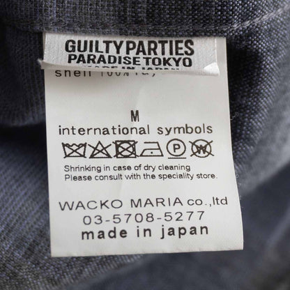 WACKO MARIA Rayon Ombre Check Open Collar Shirt Size M