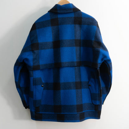 FILSON Mackinaw Cruiser Wool Jacket Blue Check Size 40