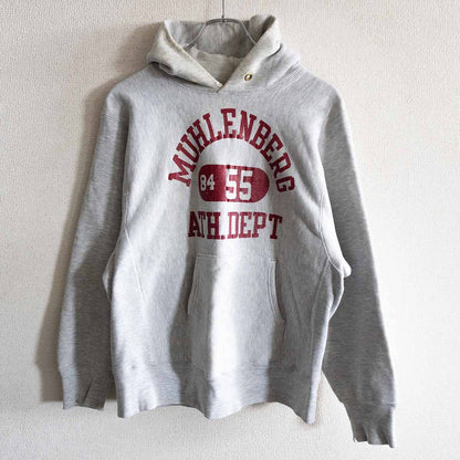 CHAMPION 80s Reverse Weave College Logo Hoodie Size M