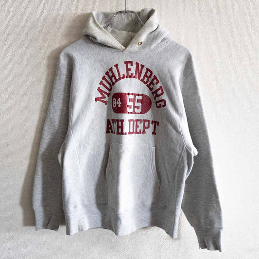 CHAMPION 80s Reverse Weave College Logo Hoodie Size M