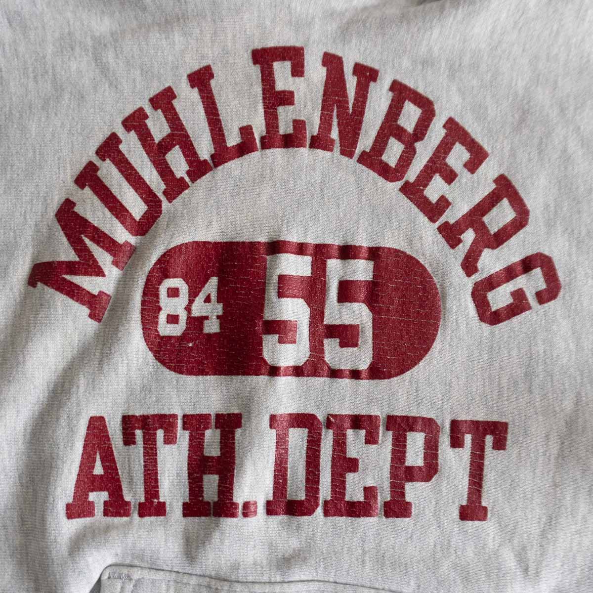 CHAMPION 80s Reverse Weave College Logo Hoodie Size M