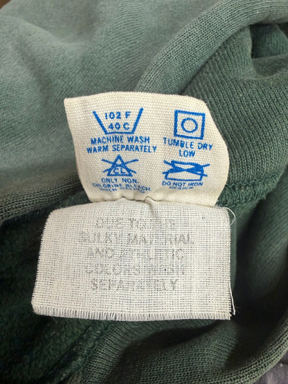 CHAMPION 80s Reverse Weave College Logo Hoodie Size L