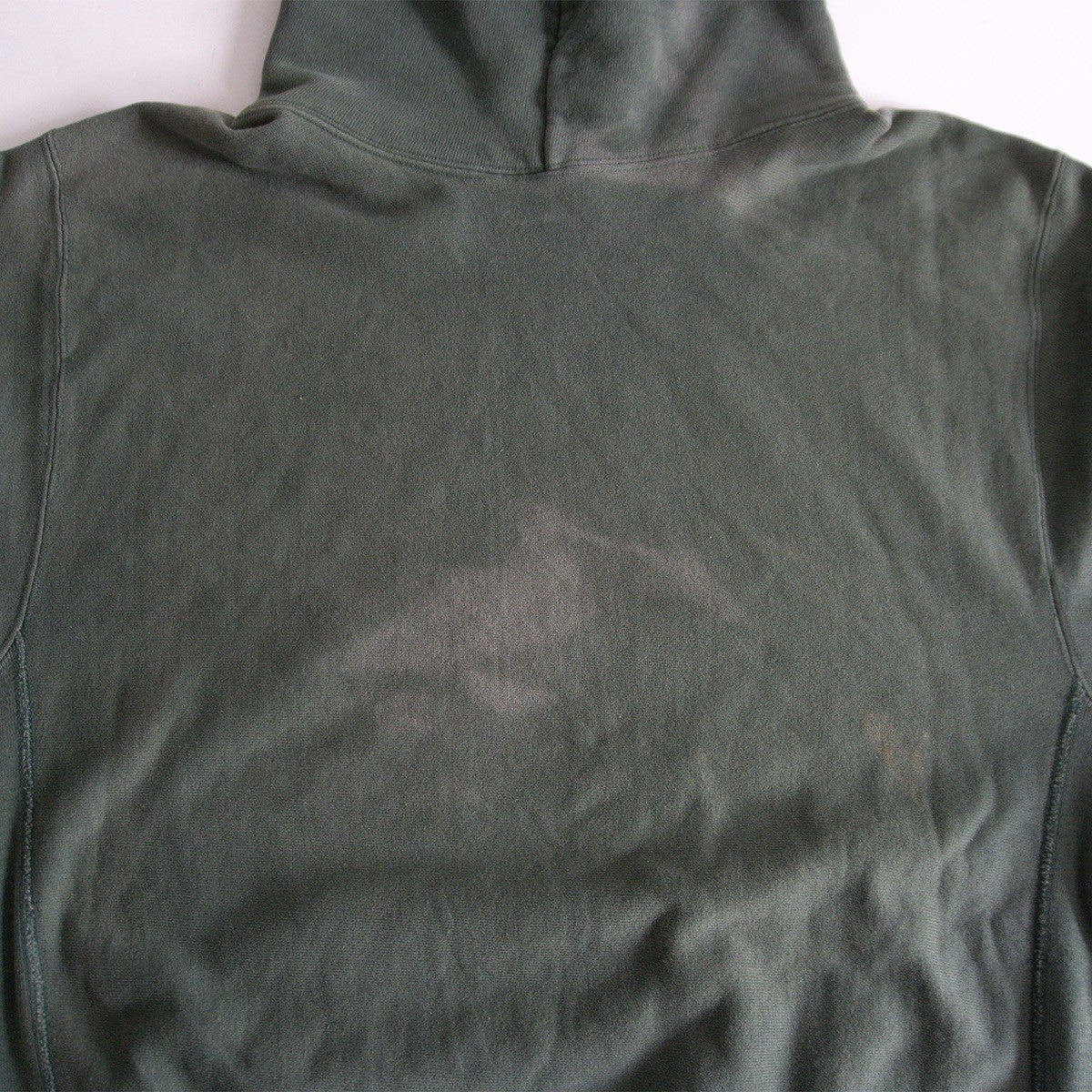 CHAMPION 80s Reverse Weave College Logo Hoodie Size L