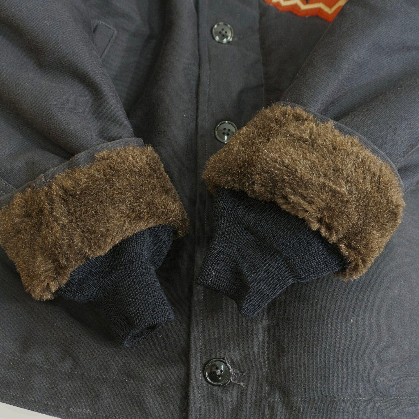 THE REAL McCOY'S N-1 Deck Jacket Navy Size 40