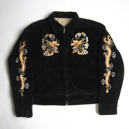 TAILOR TOYO Reversible Velveteen Souvenir Jacket Size XL