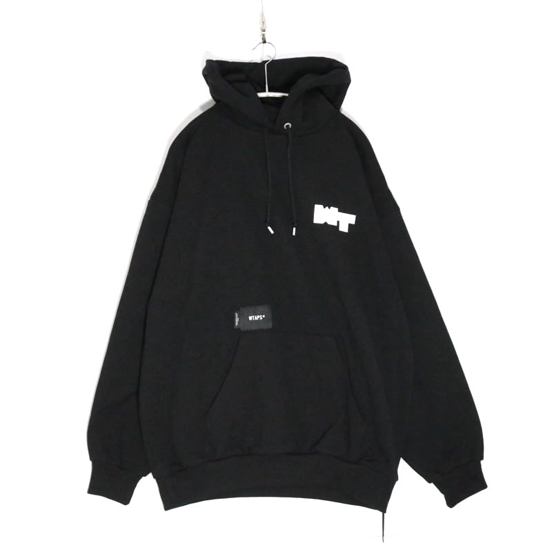 WTAPS 25AW PAVILION Graphic Cotton Hoodie Black Size 03