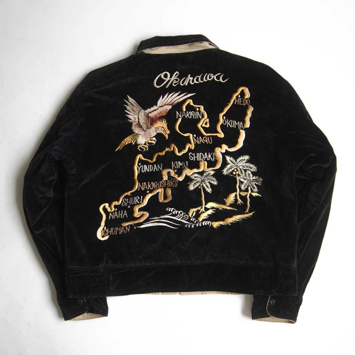 TAILOR TOYO Reversible Velveteen Souvenir Jacket Size XL