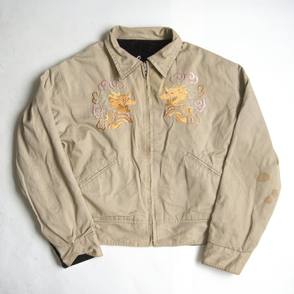TAILOR TOYO Reversible Velveteen Souvenir Jacket Size XL