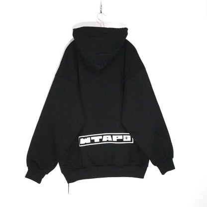 WTAPS 25AW PAVILION Graphic Cotton Hoodie Black Size 03