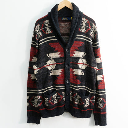 POLO RALPH LAUREN Native Shawl Collar Cardigan Size L