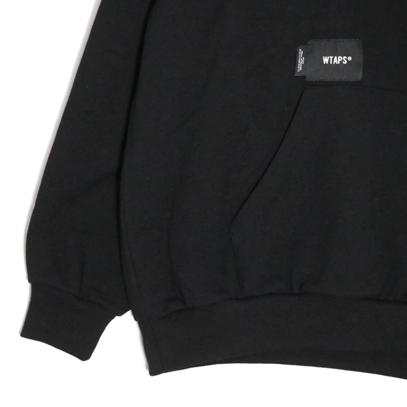 WTAPS 25AW PAVILION Graphic Cotton Hoodie Black Size 03