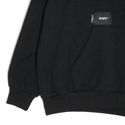 WTAPS 25AW PAVILION Graphic Cotton Hoodie Black Size 03