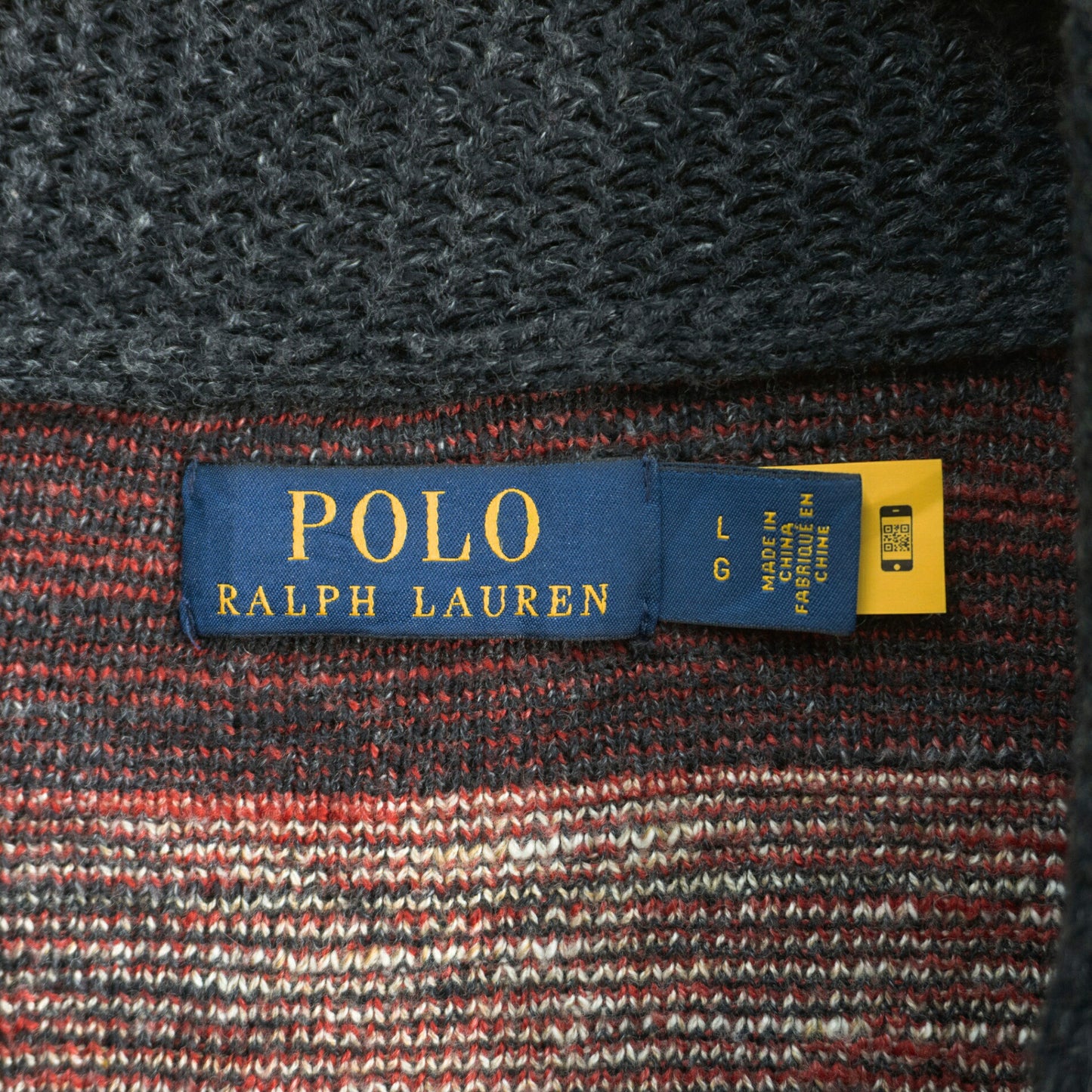 POLO RALPH LAUREN Native Shawl Collar Cardigan Size L