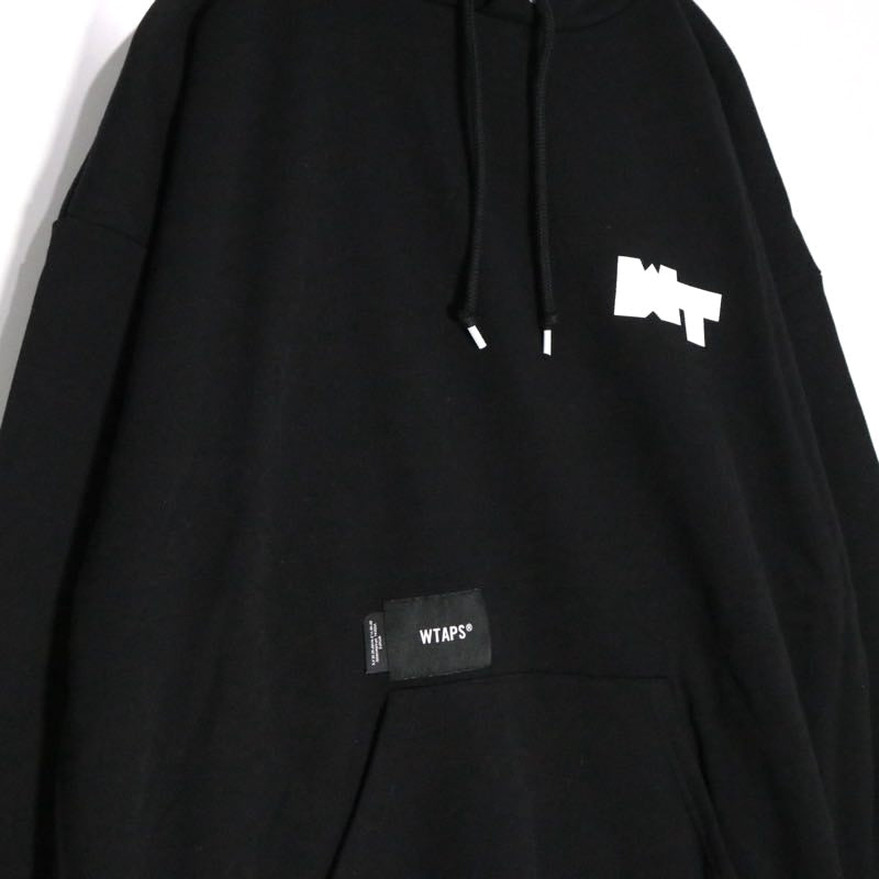 WTAPS 25AW PAVILION Graphic Cotton Hoodie Black Size 03