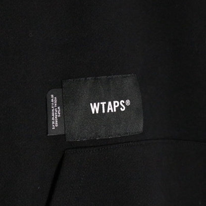 WTAPS 25AW PAVILION Graphic Cotton Hoodie Black Size 03