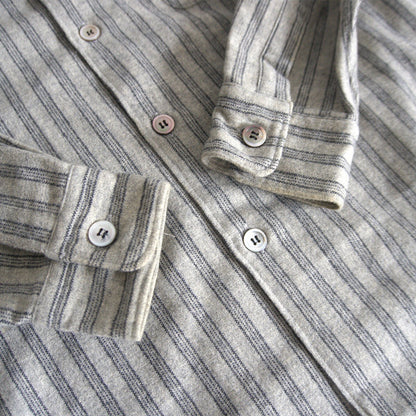 COMME des GARCONS HOMME 90s Open Collar Stripe Shirt