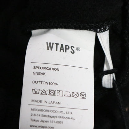 WTAPS 25AW PAVILION Graphic Cotton Hoodie Black Size 03