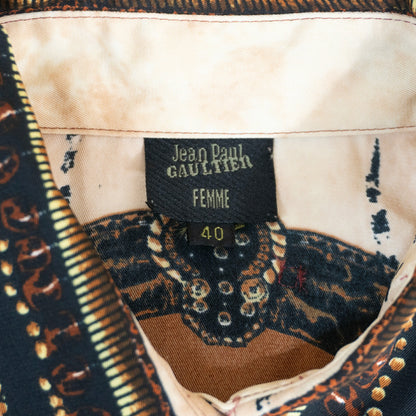 Jean Paul GAULTIER FEMME Archive Poly Shirt Size 40