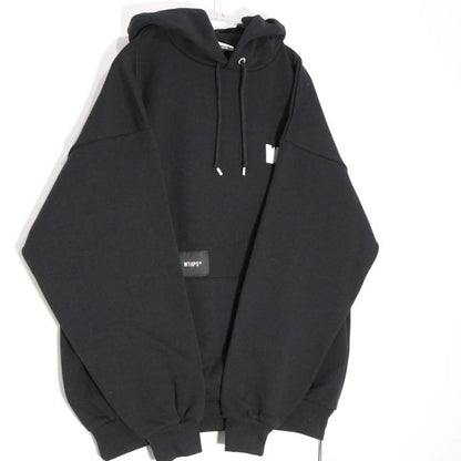 WTAPS 25AW PAVILION Graphic Cotton Hoodie Black Size 03