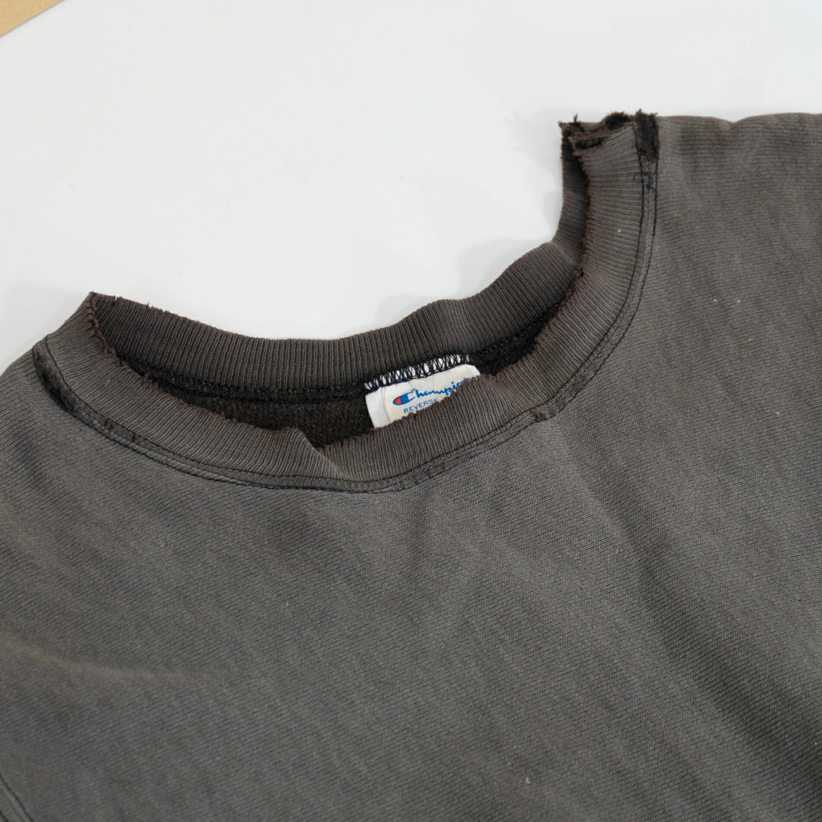 CHAMPION 80s Black Reverse Weave Sweatshirt Size M