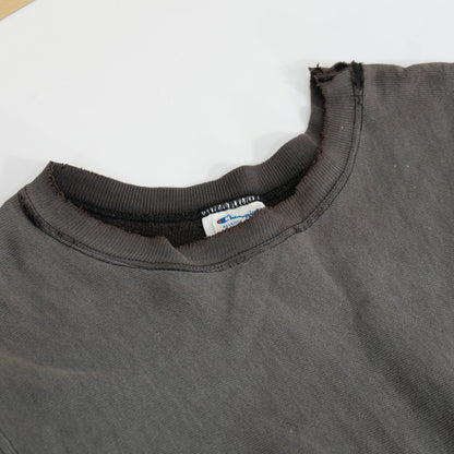 CHAMPION 80s Black Reverse Weave Sweatshirt Size M
