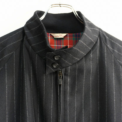 BARACUTA G9 Wool Stripe Harrington Jacket Size 42