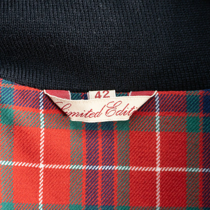 BARACUTA G9 Wool Stripe Harrington Jacket Size 42